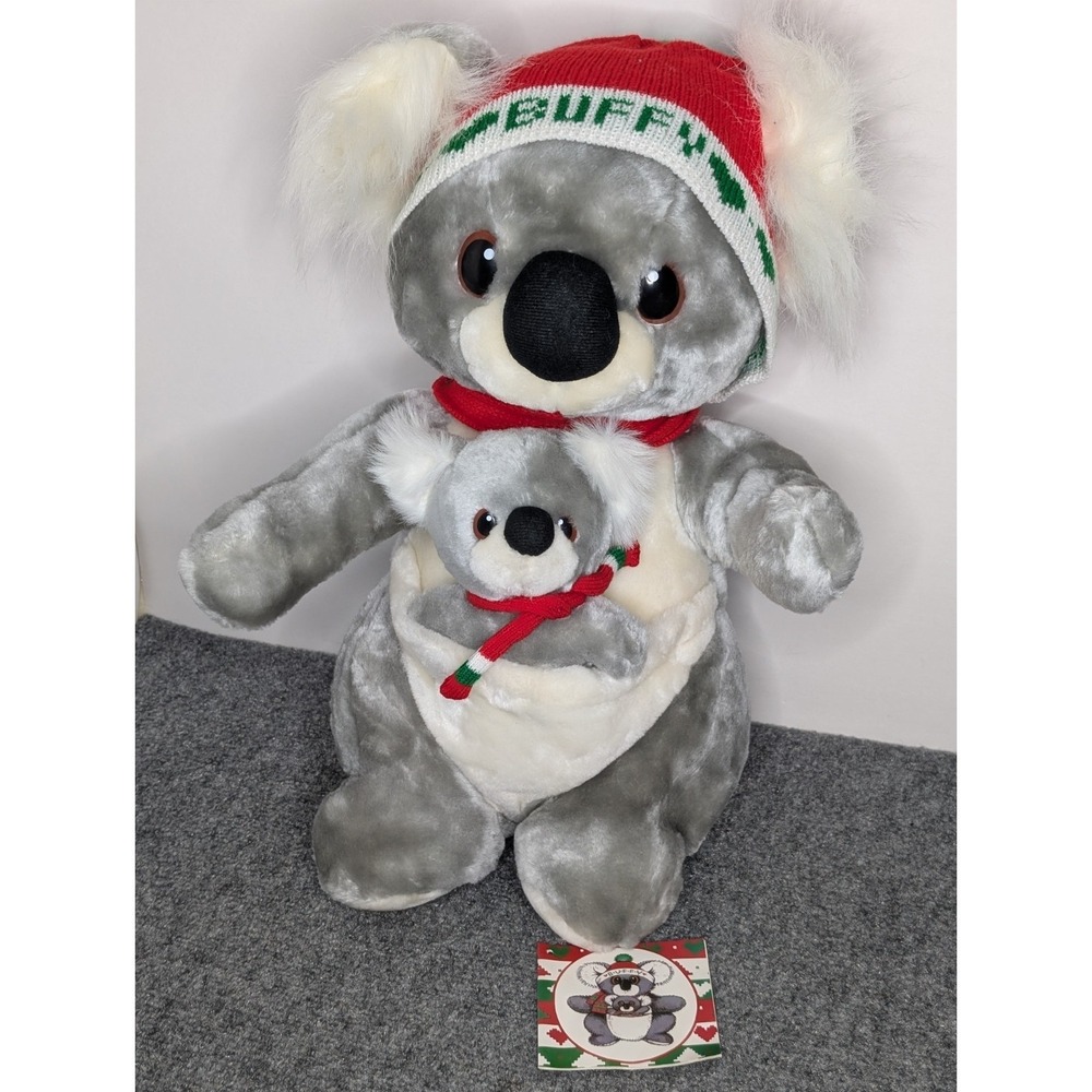 1987 Applause Buffy Koala Buffums Exclusive Plush Stuffed Animal Korea 16" Tall‎